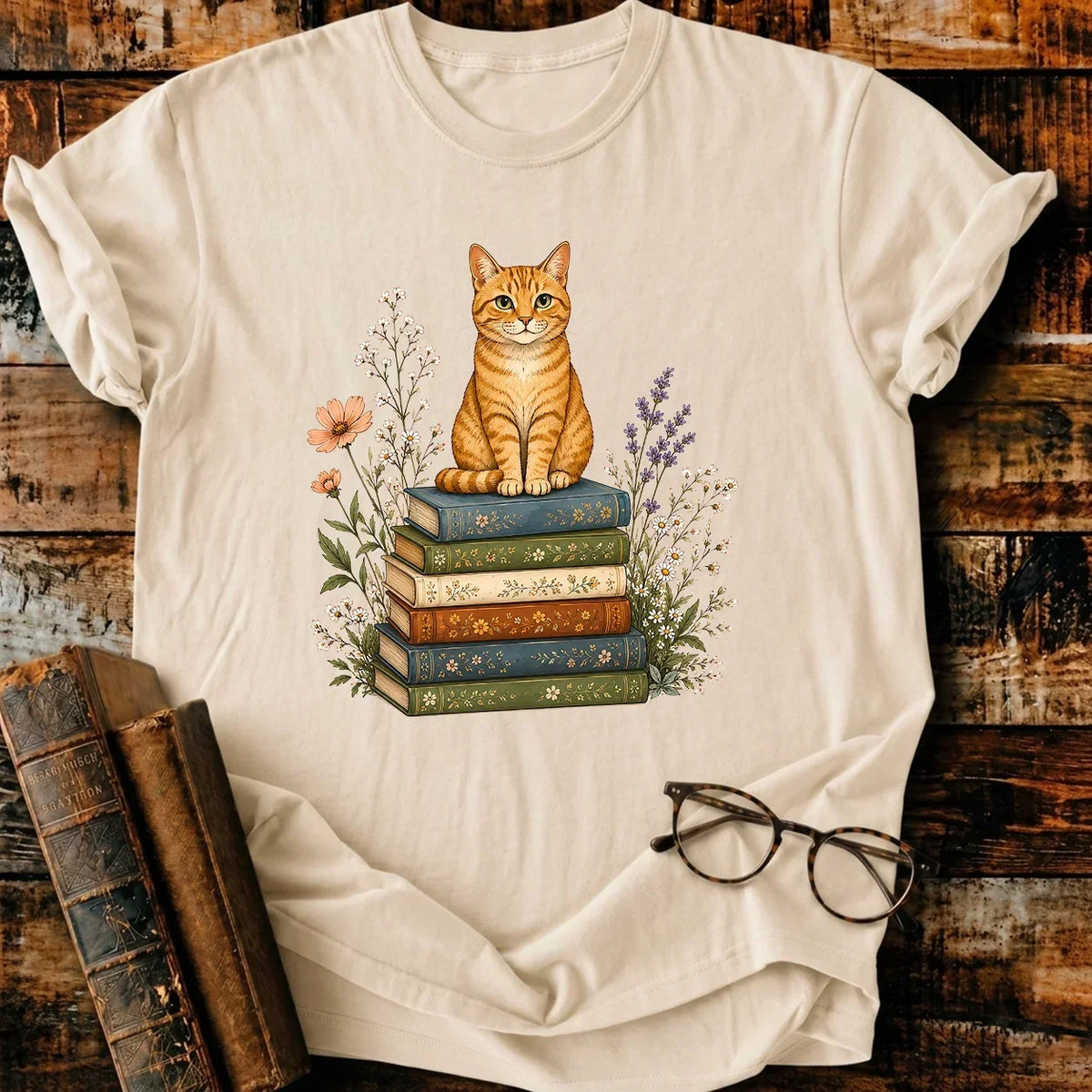 Books & Whiskers T-Shirt