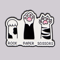 "Paw Rock Paper Scissors" Pin