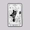 "Death (XIII)" Tarot Cat Pin