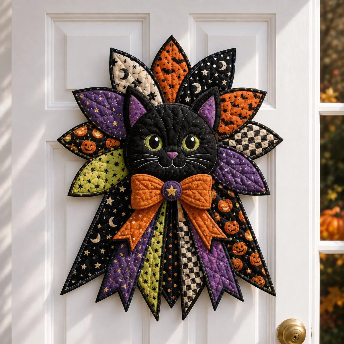 Beginner-Friendly Oversized Halloween Character Quilted Door Hanger Sewing Kit | Complete Kit with All Tools & Step-by-Step Guide Included
