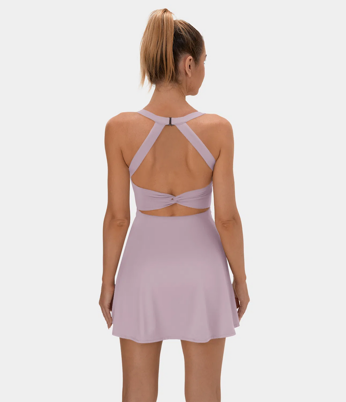 Backless Crisscross Active Dress-Easy Peezy Edition