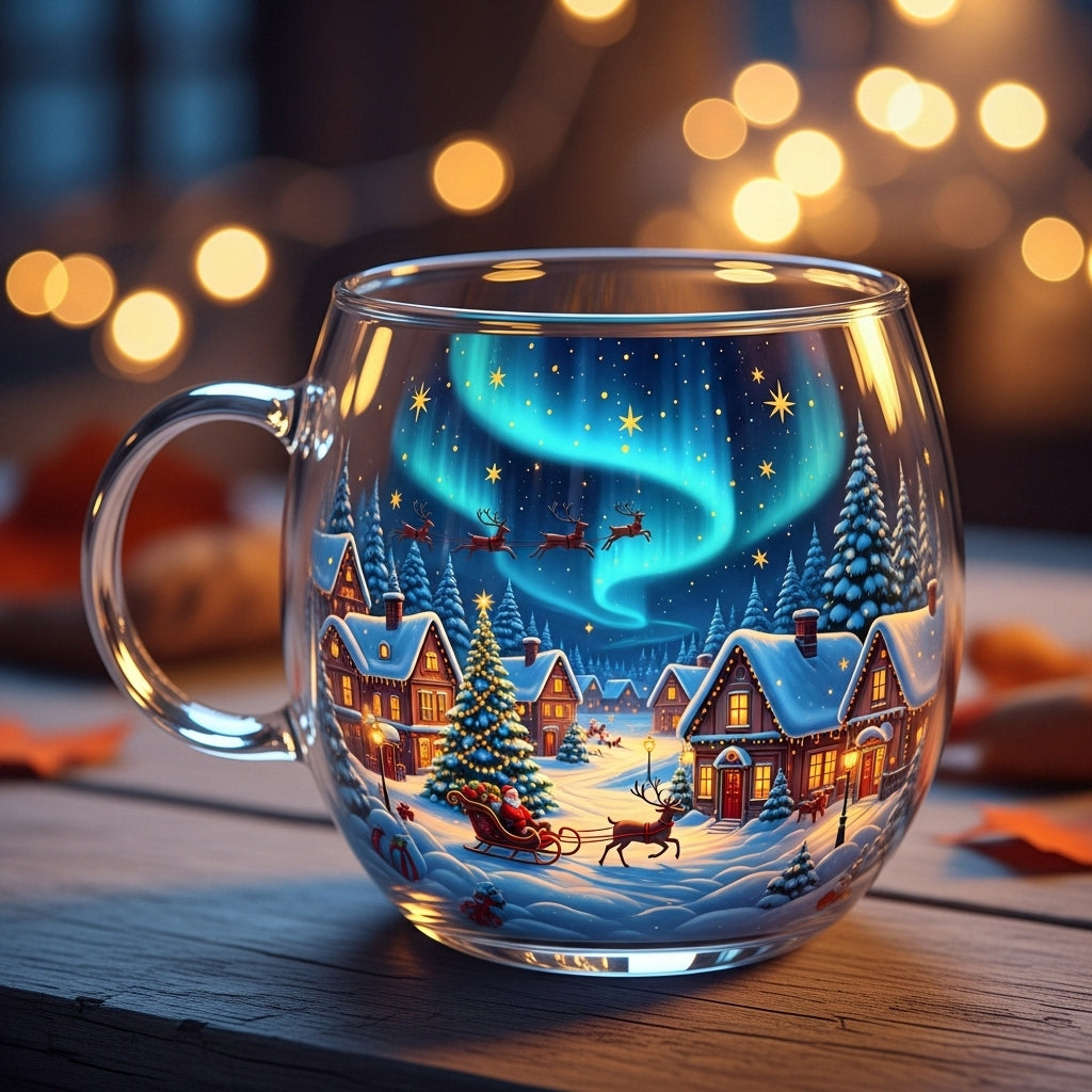 🎅☕Christmas Painted Mug
