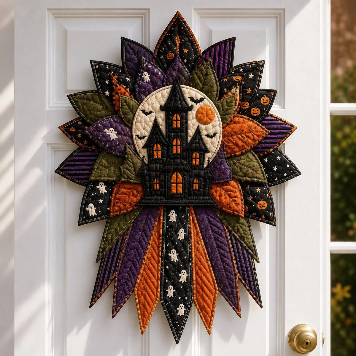 Beginner-Friendly Oversized Halloween Character Quilted Door Hanger Sewing Kit | Complete Kit with All Tools & Step-by-Step Guide Included