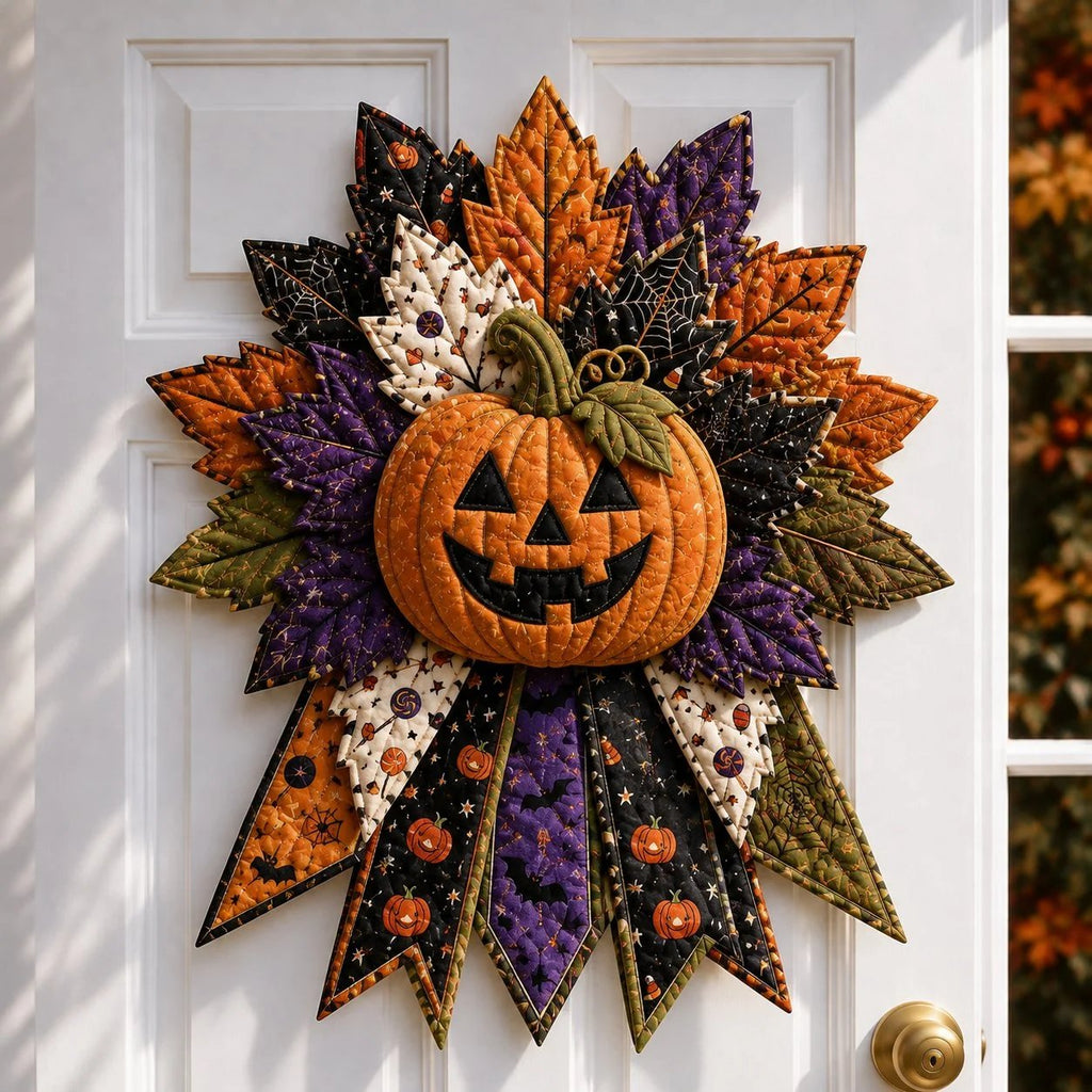Beginner-Friendly Oversized Halloween Character Quilted Door Hanger Sewing Kit | Complete Kit with All Tools & Step-by-Step Guide Included