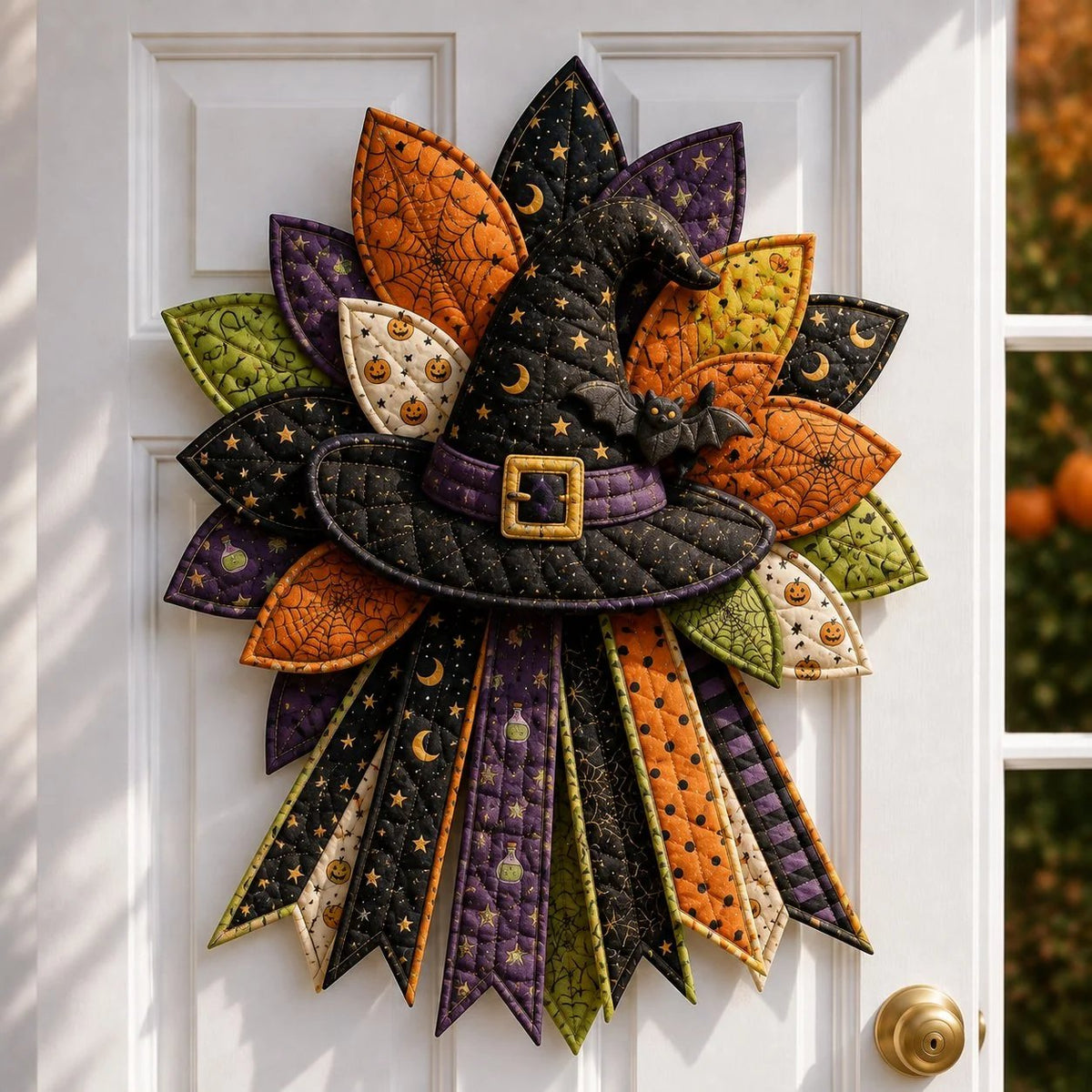 Beginner-Friendly Oversized Halloween Character Quilted Door Hanger Sewing Kit | Complete Kit with All Tools & Step-by-Step Guide Included