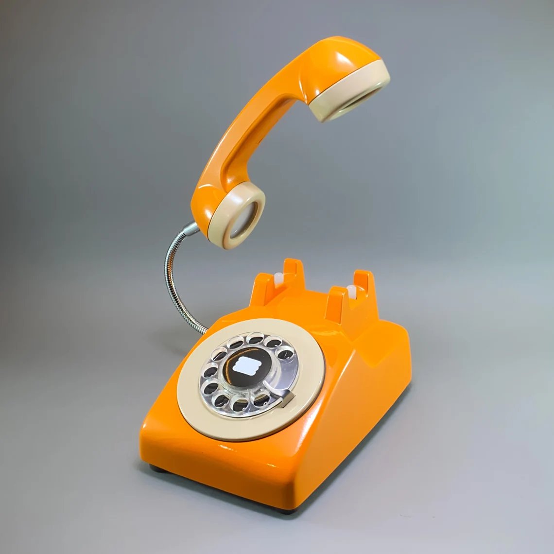 Upcycled Rotary Phone Lamp, Vintage Desk Light