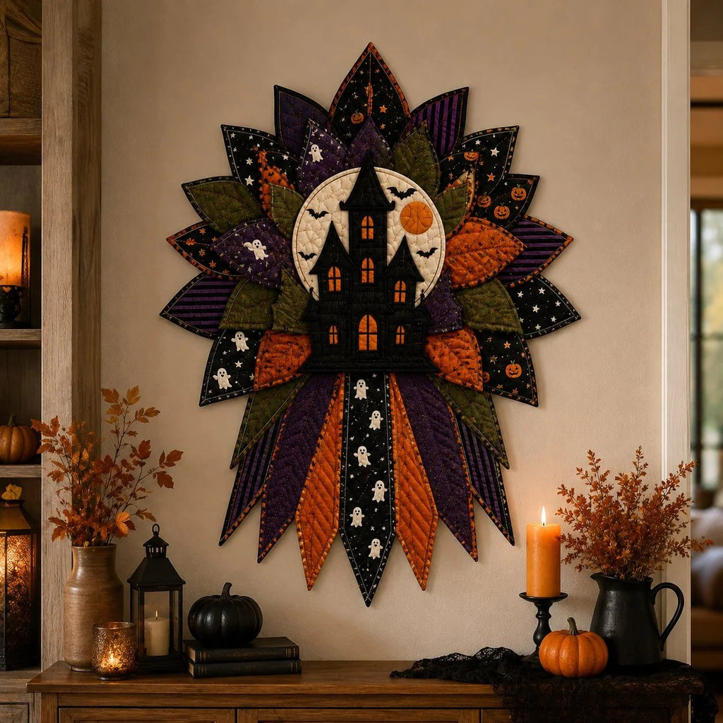 Beginner-Friendly Oversized Halloween Character Quilted Door Hanger Sewing Kit | Complete Kit with All Tools & Step-by-Step Guide Included