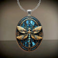 Boho Dragonfly Pendant Necklace